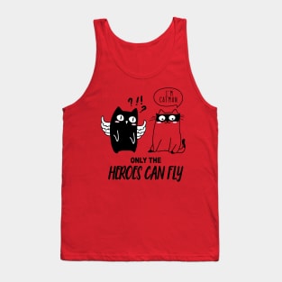 funny cat Tank Top